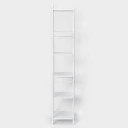 Стеллаж напольный шестиярусный, 29×29×158.5 см, белый
