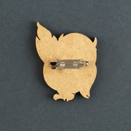 Значок деревянный «Талисман на успех», 4×3.5 см