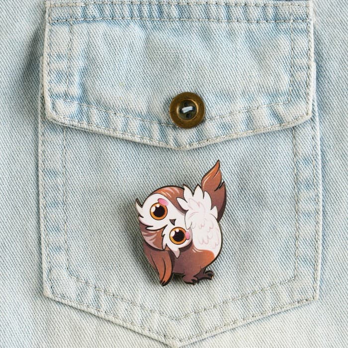 Значок деревянный «Талисман на успех», 4×3.5 см