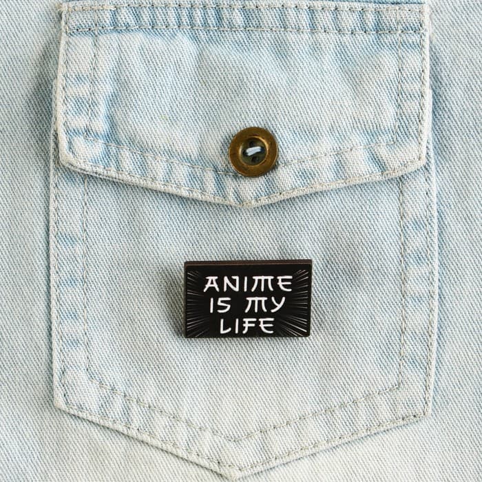 Значок деревянный аниме, 3.3×2 см