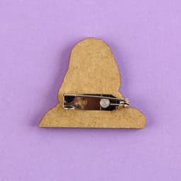 Значок деревянный «Девушка в цветах», аниме, 3.3×2.8 см