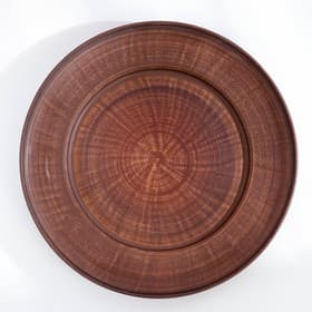 Тарелка «Гладкий‎‎», d=25 см, красная глина