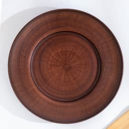 Тарелка «Гладкий», d=19 см, красная глина