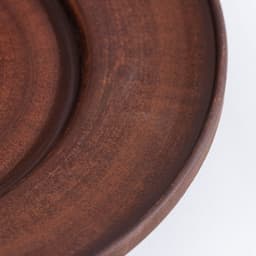 Тарелка «Гладкий», d=19 см, красная глина