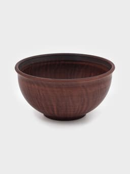 Салатник «Гладкий‎‎», 700 мл., 8×15×15 см, красная глина