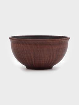 Салатник «Гладкий‎‎», 700 мл., 8×15×15 см, красная глина