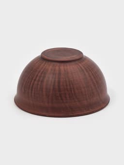 Салатник «Гладкий‎‎», 700 мл., 8×15×15 см, красная глина