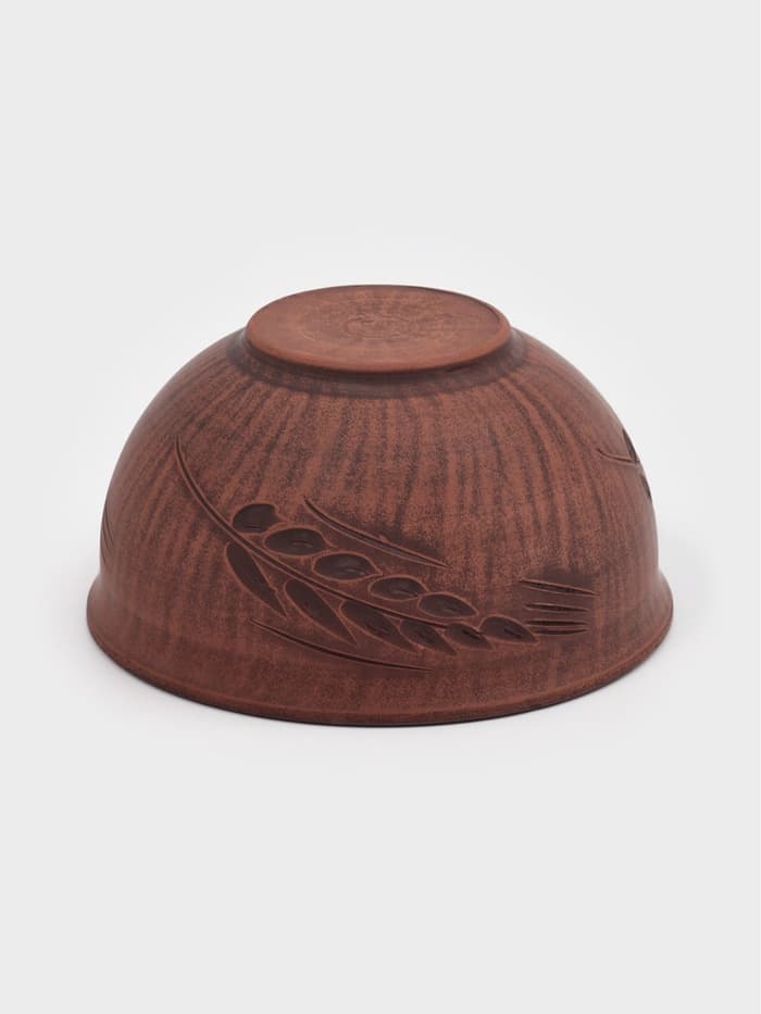 Салатник «Колос‎‎», 700 мл., 8×15×15 см, красная глина