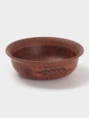 Тарелка глубокая «Колос‎‎», 550 мл, 16×5 см, красная глина