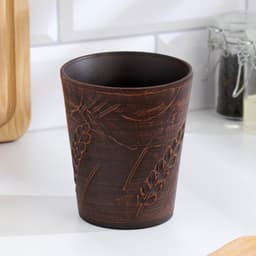 Стакан «Колос‎‎», 400 мл., красная глина