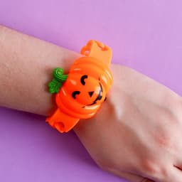 Браслет световой «Тыква», на Хэллоуин, МИКС