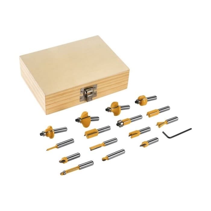 Набор фрез Deko DH06-2, хвостовик 8 мм, 16 шт