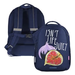 Рюкзак молодежный, 42×31×14 см, эргономичная спинка, Bruno Visconti 12-008, + пенал «JUICY. ИНЖИР»