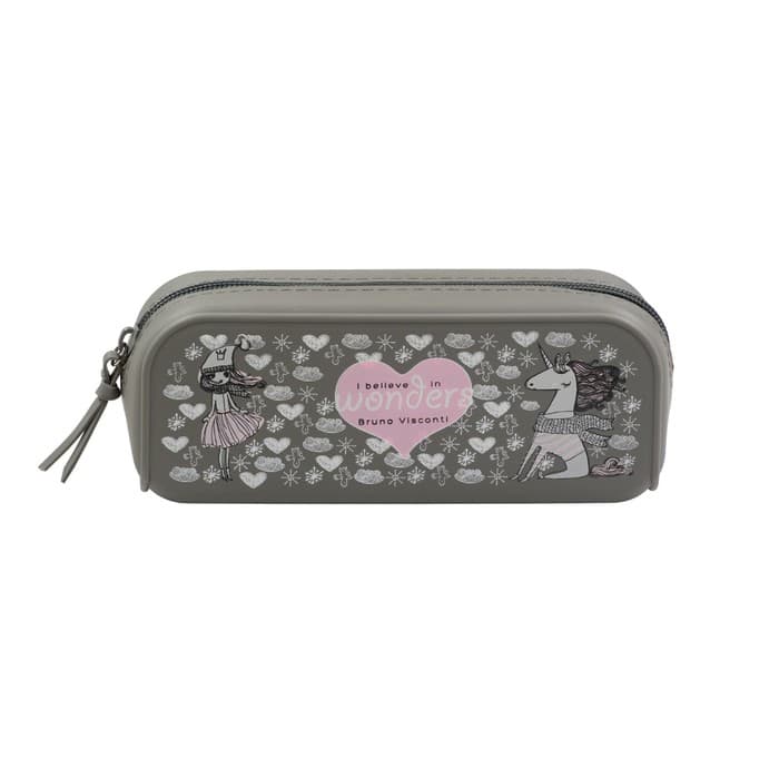 Рюкзак молодежный, 42×31×14 см, эргономичная спинка, Bruno Visconti 12-008, + пенал «JUICY. ИНЖИР»