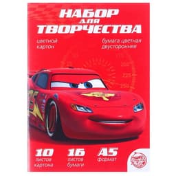 Подарочный набор 5 предметов, Тачки