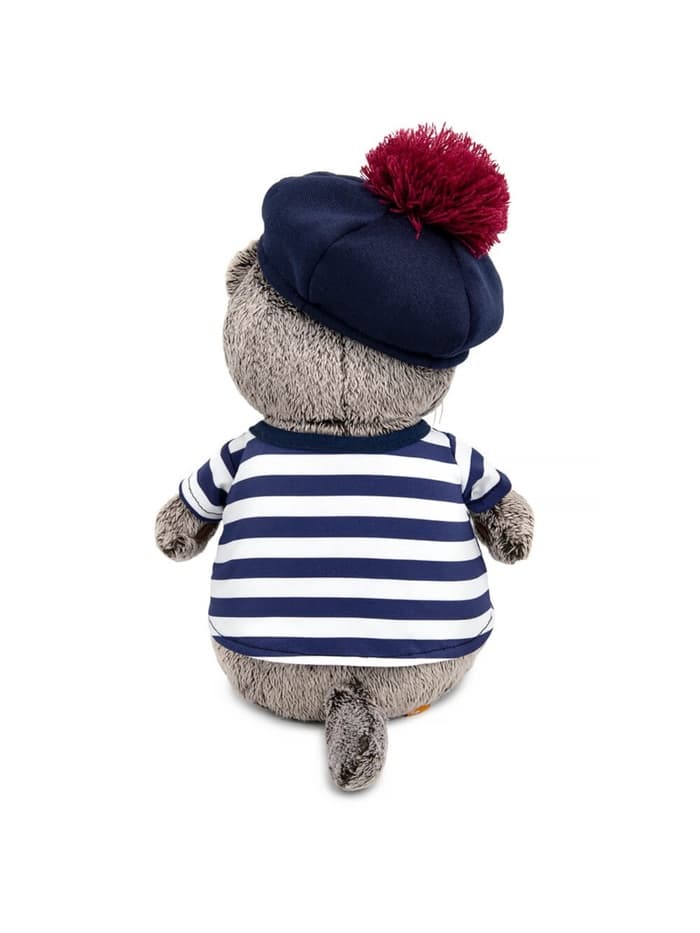 Мягкая игрушка «Басик в тельняшке и берете», 25 см