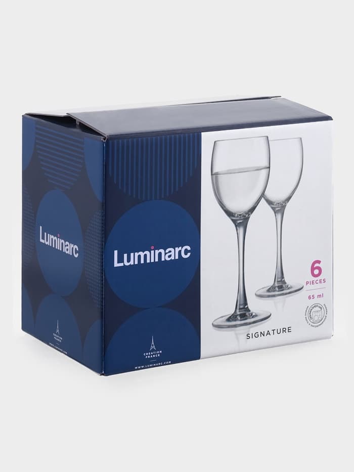 Набор рюмок Luminarc «Эталон», 65 мл, 6 шт., стекло, прозрачный