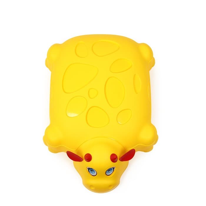 Песочница детская пластиковая, с крышкой, 116×83×30 см, «Коровка»