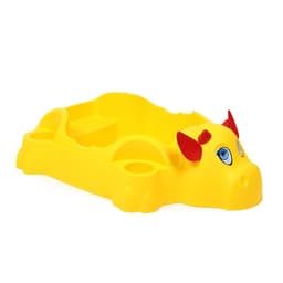 Песочница детская пластиковая, с крышкой, 116×83×30 см, «Коровка»