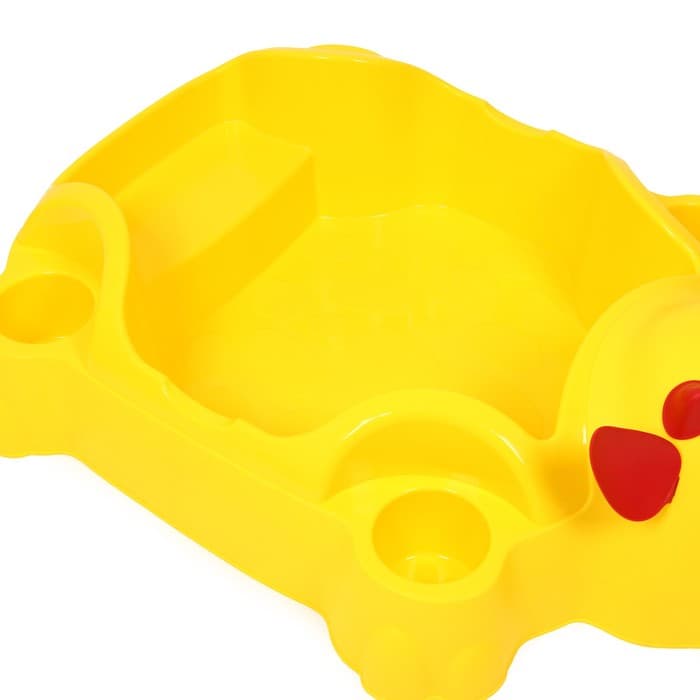 Песочница детская пластиковая, с крышкой, 116×83×30 см, «Коровка»