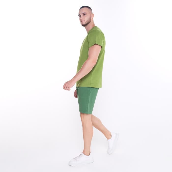 Шорты мужские, тёмно-зелёные, размер 46