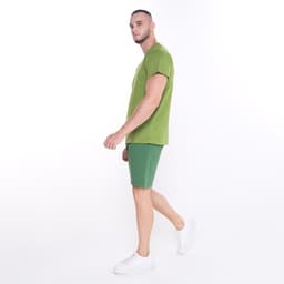 Шорты мужские, тёмно-зелёные, размер 46