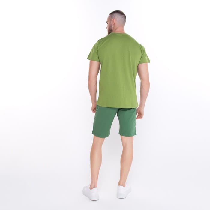 Шорты мужские, тёмно-зелёные, размер 46