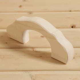 Ручка для бани и сауны, 25×9×2.6, деревянная, «Добропаровъ»