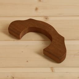 Ручка для бани и сауны, 18.5×8×2.5 см липа, коричневая, «Добропаровъ»