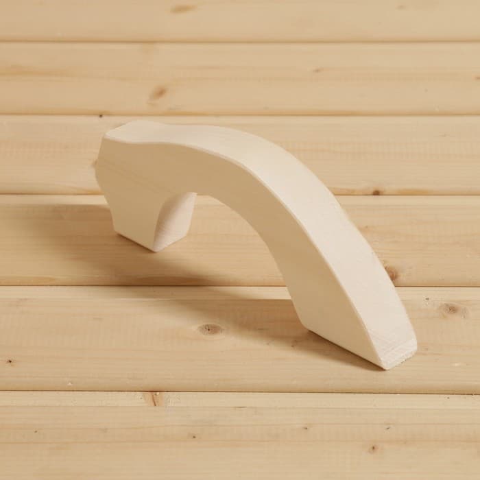 Ручка для бани и сауны, 19.5×7.5×3 см, деревянная, «Добропаровъ»