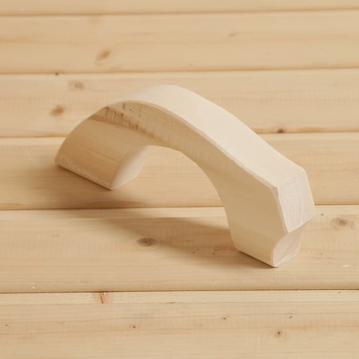 Ручка для бани и сауны, 19.5×7.5×3 см, деревянная, «Добропаровъ»