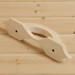 Ручка для бани и сауны, 29.5×8×2 см, деревянная, «Добропаровъ»