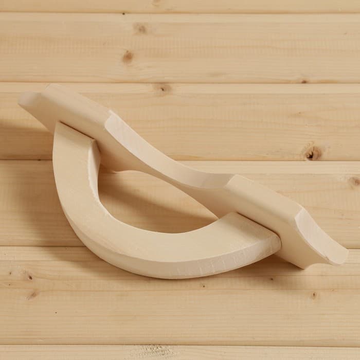 Ручка для бани и сауны, 29.5×8×2 см, деревянная, «Добропаровъ»