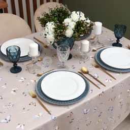 Скатерть «Этель» Butterflies 110×146 см, 100% хлопок, рогожка 186 г/м²