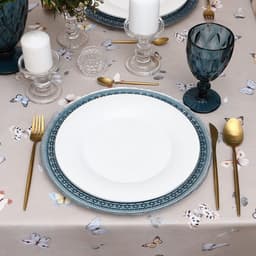 Скатерть «Этель» Butterflies 110×146 см, 100% хлопок, рогожка 186 г/м²