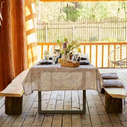 Скатерть «Этель» Butterflies 110×146 см, 100% хлопок, рогожка 186 г/м²