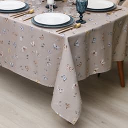 Скатерть «Этель» Butterflies 146×250 см, 100% хлопок, рогожка 186 г/м²