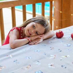 Скатерть «Этель» Butterflies 146×250 см, 100% хлопок, рогожка 186 г/м²