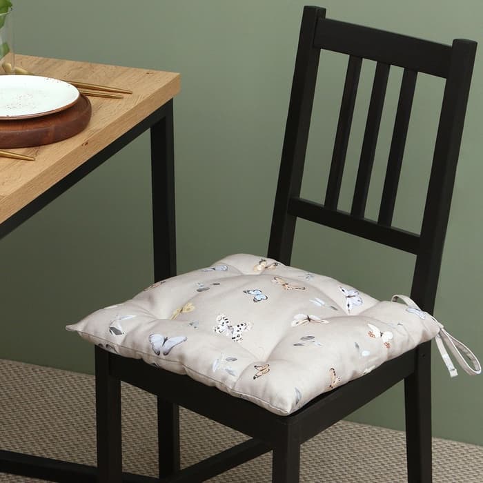 Подушка Этель Butterflies 42×42 см, 100% хлопок, рогожка 186 г/м²