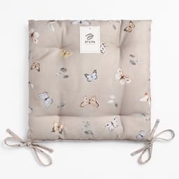 Подушка Этель Butterflies 42×42 см, 100% хлопок, рогожка 186 г/м²