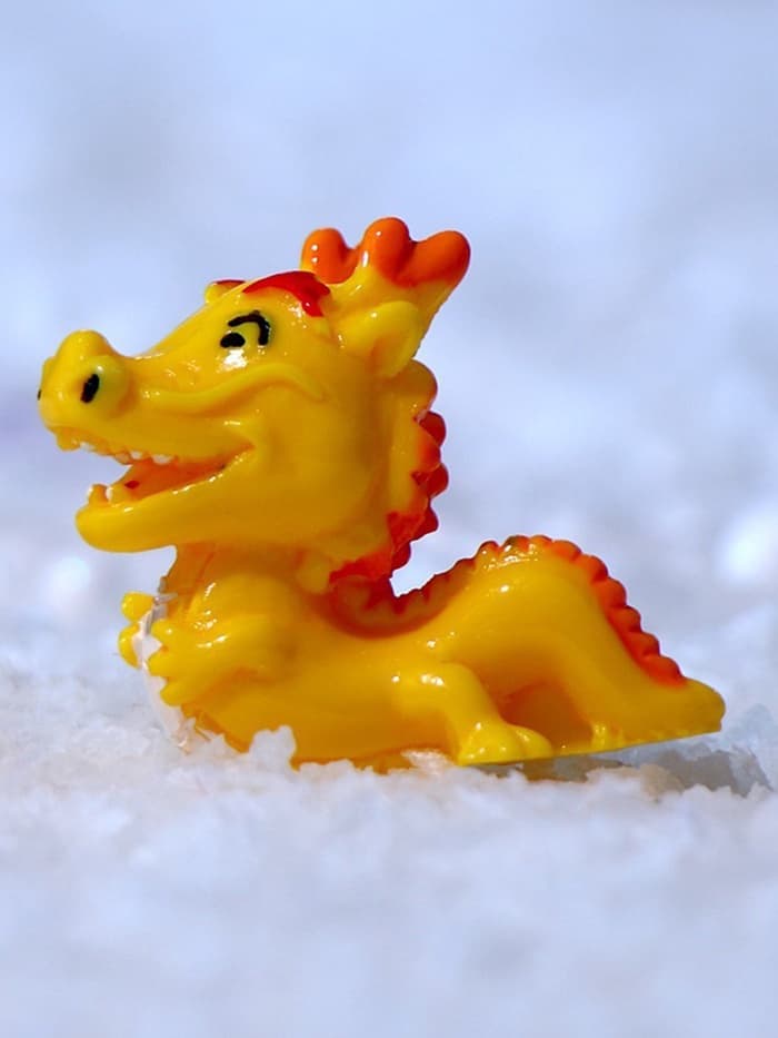 Миниатюра кукольная «Дракон», набор 2 шт., размер 1 шт. — 2.8×3.2 см