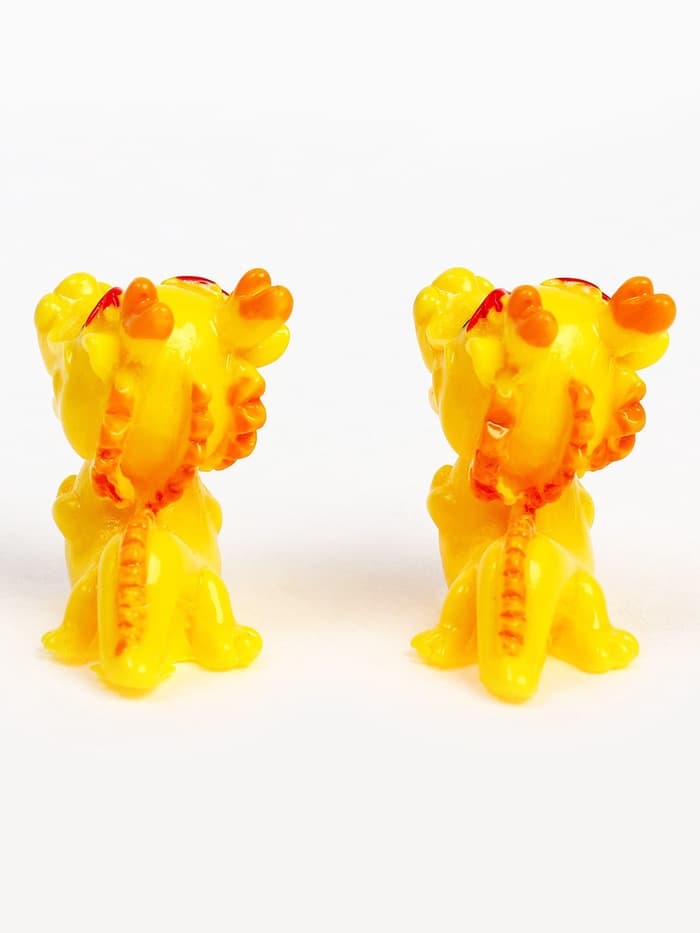 Миниатюра кукольная «Дракон», набор 2 шт., размер 1 шт. — 2.8×3.2 см