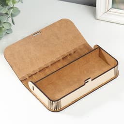 Шкатулка для украшений «Цветы», заготовка для росписи, 17×8.5×3.5 см
