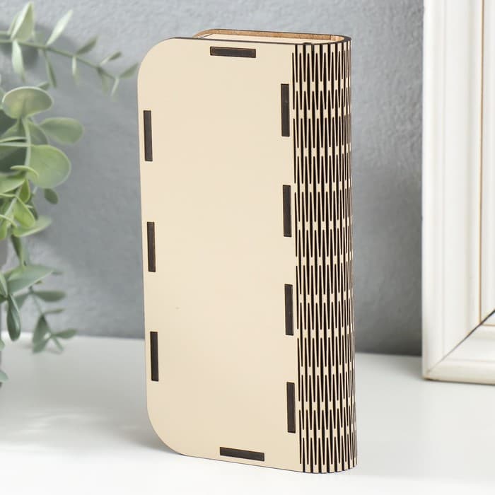 Шкатулка для украшений «Цветы», заготовка для росписи, 17×8.5×3.5 см
