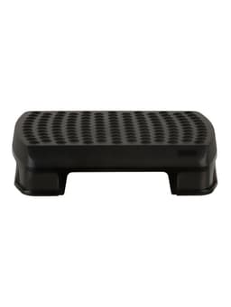 Подставка для ног, Стамм, 34.3×10.5×44.7 см, рельефная поверхность, черная