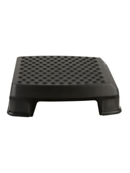 Подставка для ног, Стамм, 34.3×10.5×44.7 см, рельефная поверхность, черная