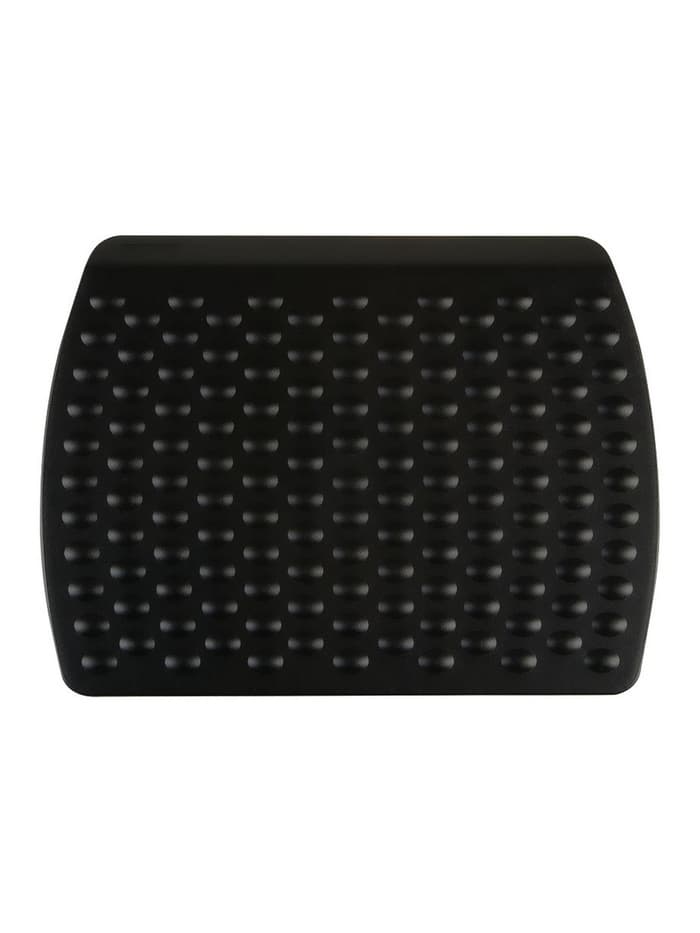 Подставка для ног, Стамм, 34.3×10.5×44.7 см, рельефная поверхность, черная