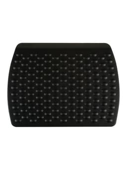 Подставка для ног, Стамм, 34.3×10.5×44.7 см, рельефная поверхность, черная