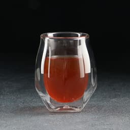 Стакан для виски с двойными стенками Magistro «Сток», 180 мл, стекло, прозрачный