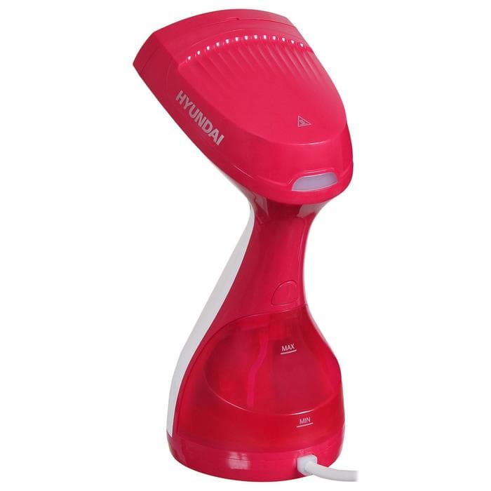 Отпариватель Hyundai H-HS02123, ручной, 1650 Вт, 300 мл, шнур 2 м, бело-вишнёвый